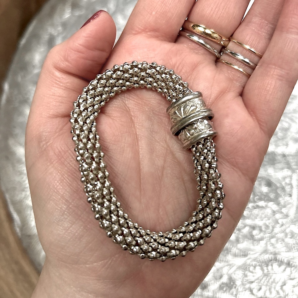 Chain Link Magnetic Closure Bracelet